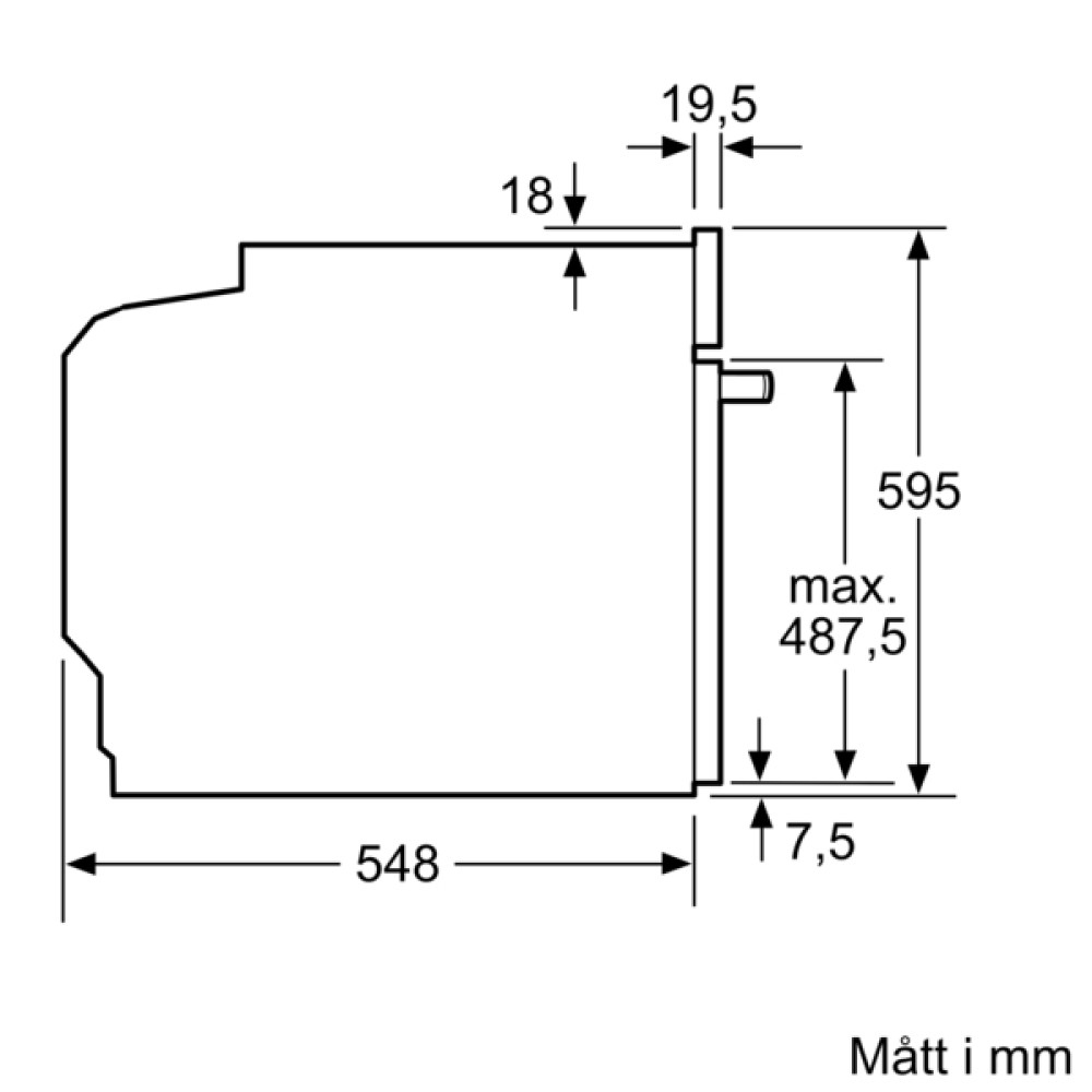 Inbyggnadsmikro / Inbyggnadsugn Bosch Serie 8 - HBG7721B1