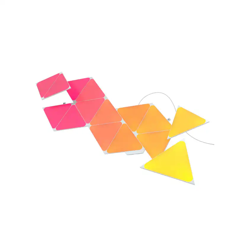 Belysningssystem Nanoleaf Shapes Triangels Startkit 15-pack