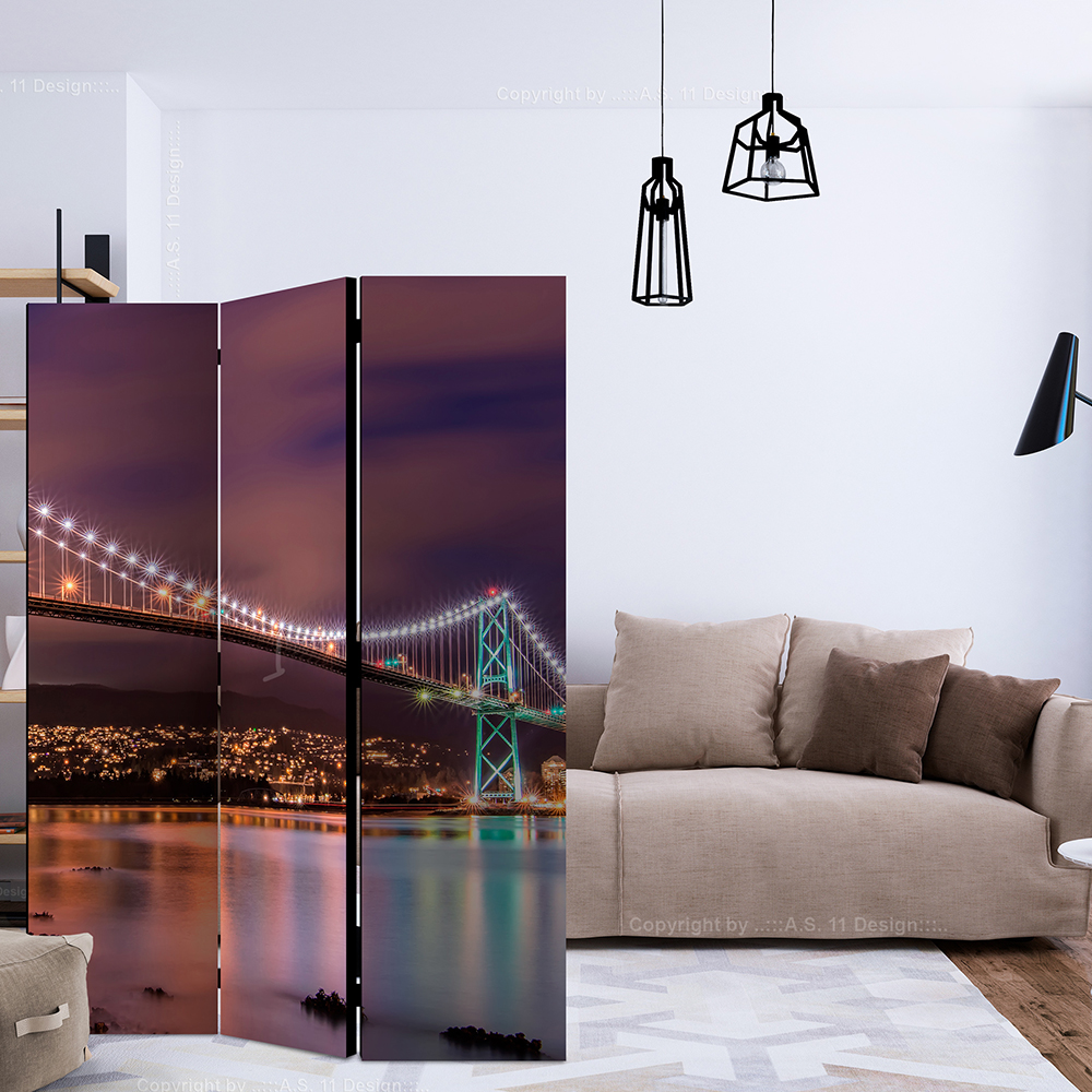 Rumsavdelare Arkiio Glow Above The City 135x172 cm