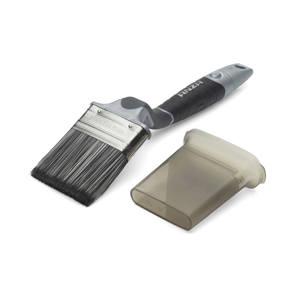 Fasadpensel Anza Platinum Vinklad 75 mm