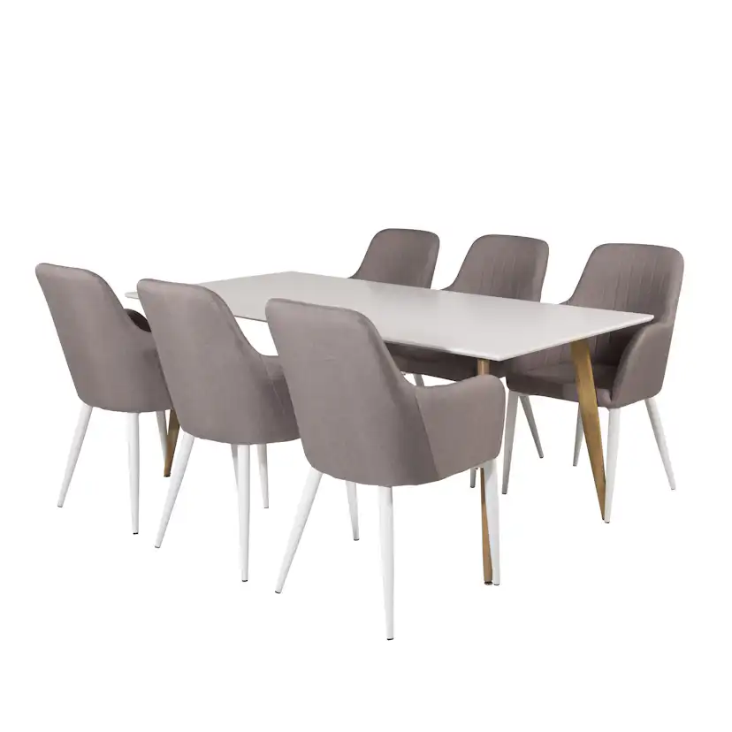 Matgrupp Venture Home Pobbie med 6 Corina Stolar