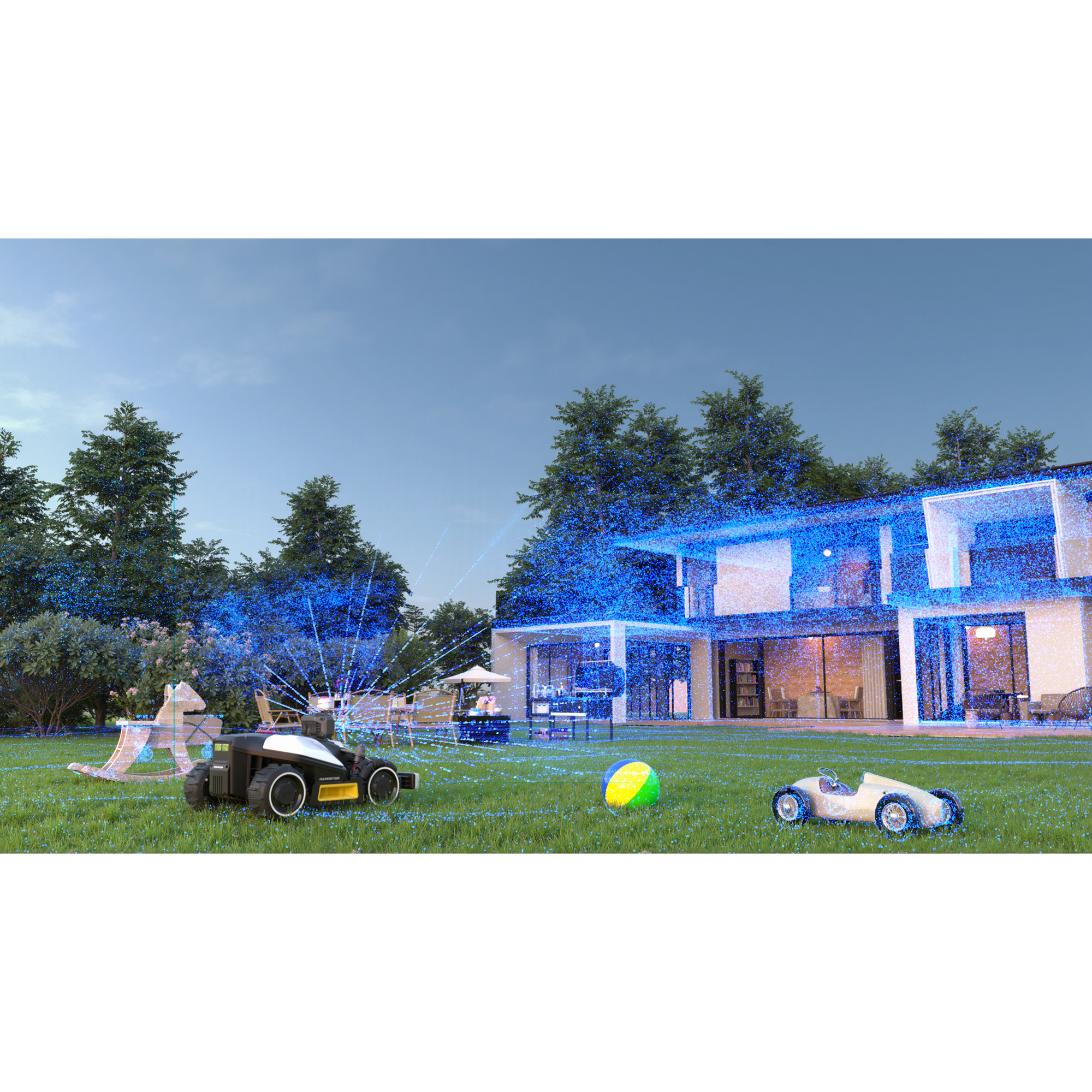 Robotgräsklippare Mammotion LUBA Mini AWD 1500 LiDAR Utan Slinga