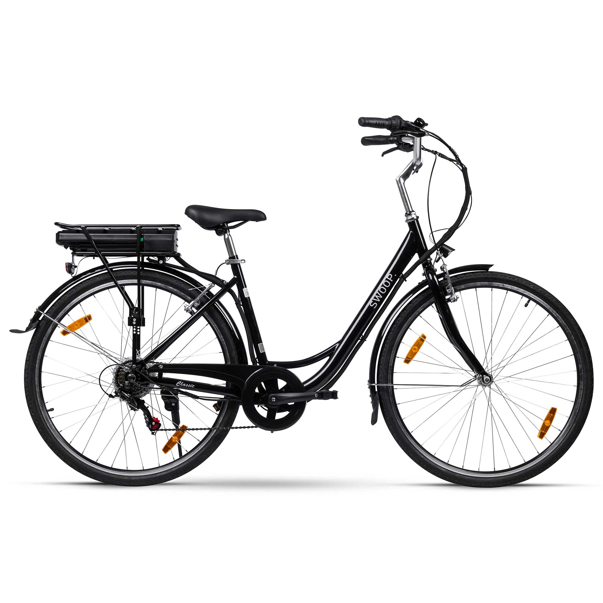Elcykel Swoop Classic, dam 28" Svart