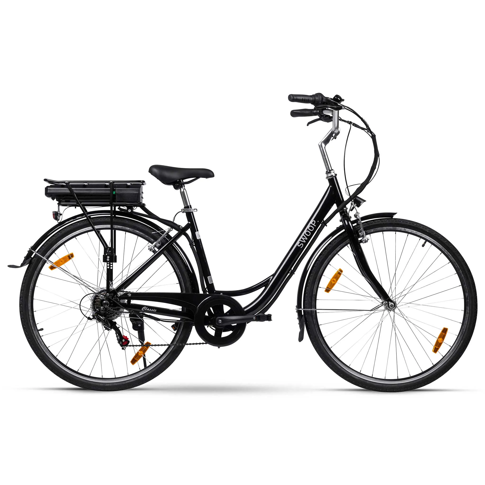 Elcykel Swoop Classic, dam 28" Svart