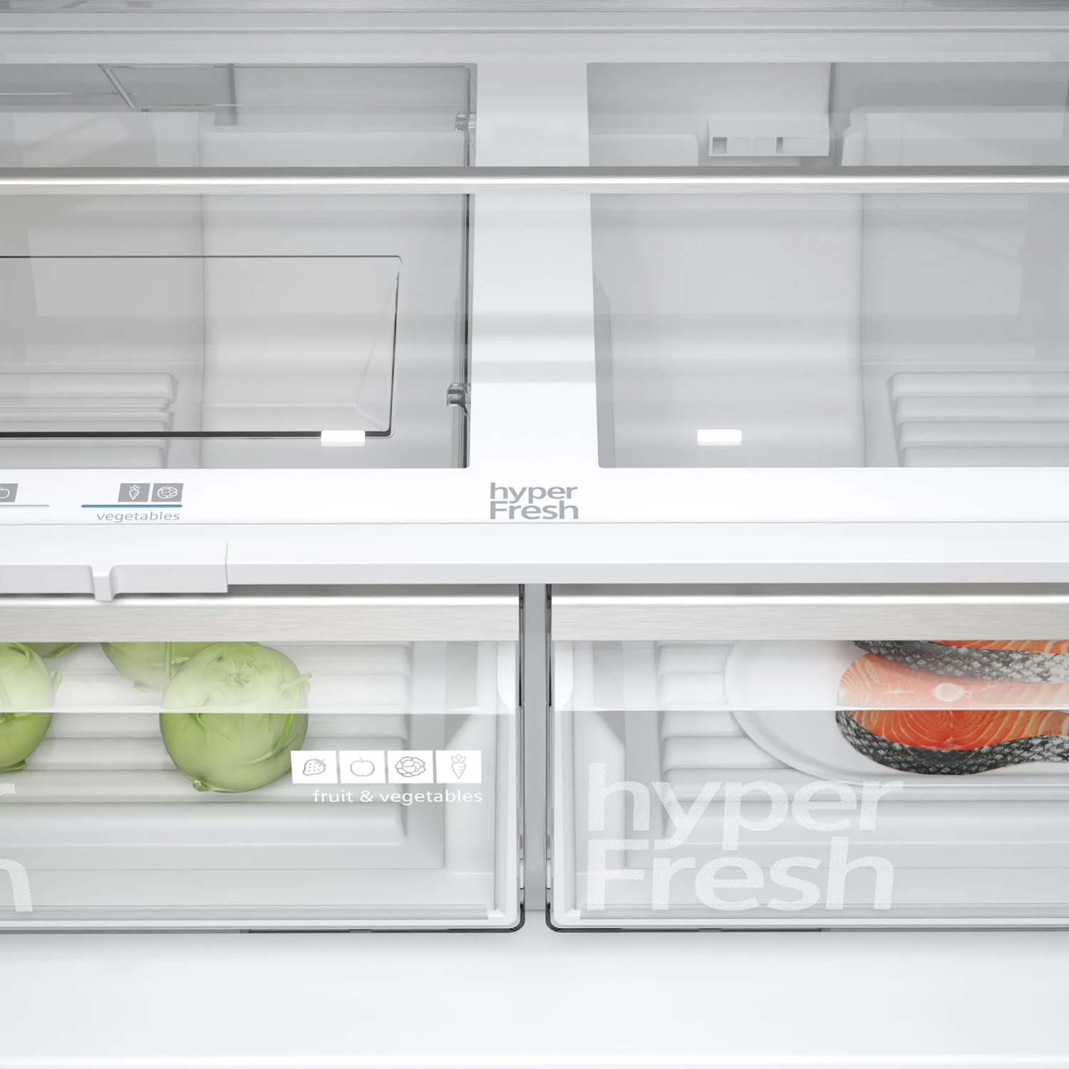 Side by Side Kyl/Frys Siemens iQ300 French Door KF96NAXEA med Automatisk Avfrostning
