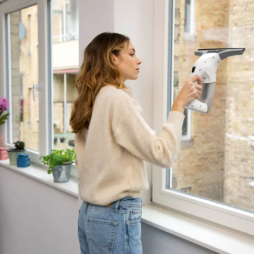 Fönstertvätt Kärcher WV 1 Plus Vit Batteridriven Fönsterputs