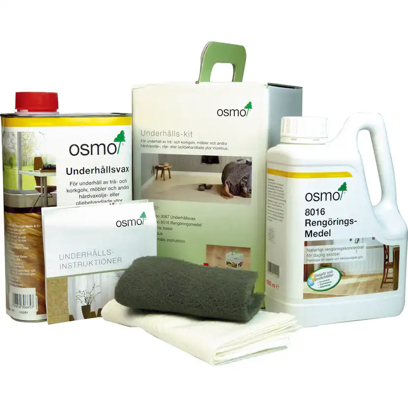 Underhållskit Osmo Natur - Komplett Set för Hårdvaxoljade Golv