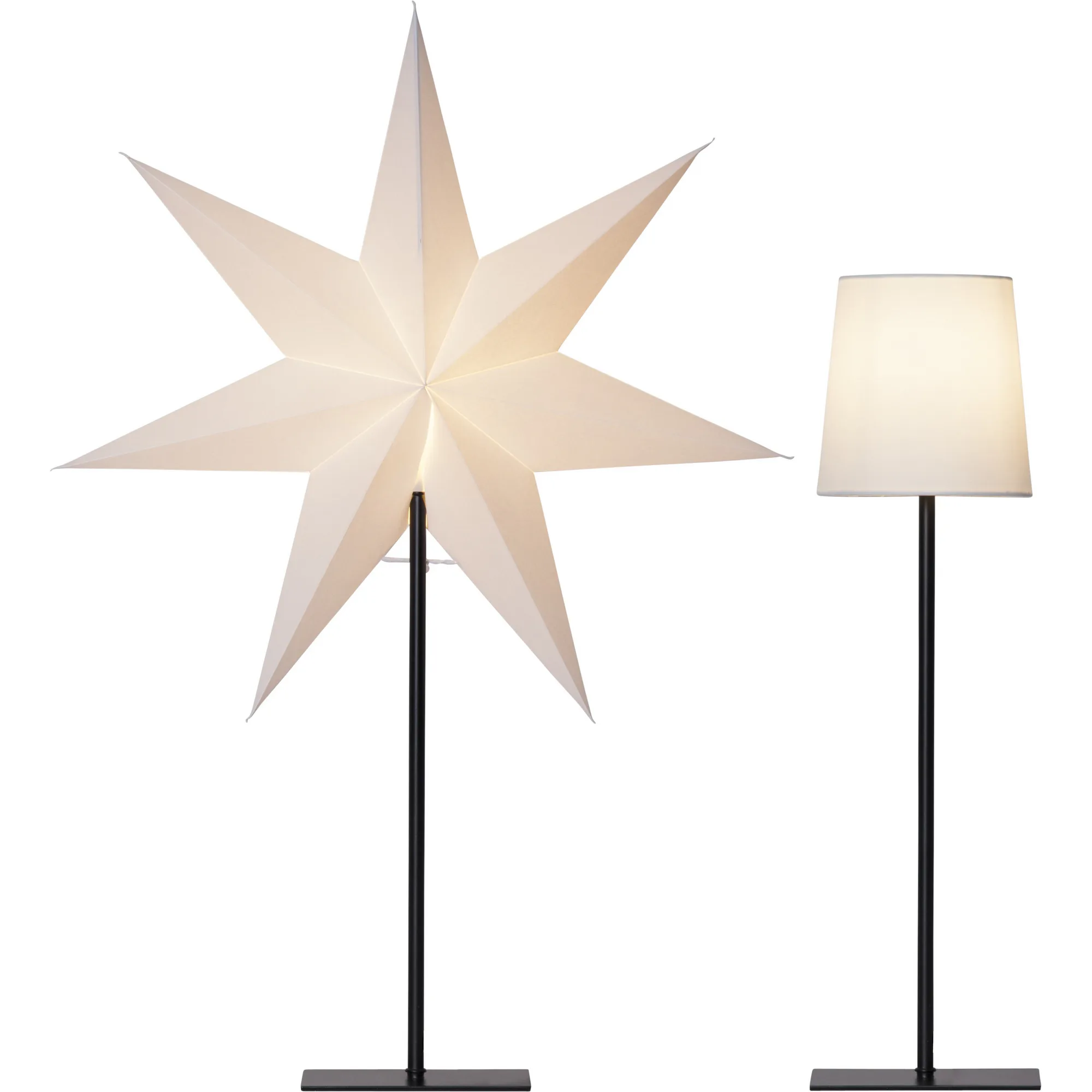 Adventsstjärna Star Trading Frozen inkl. Fot och Skärm Höjd: 76 cm