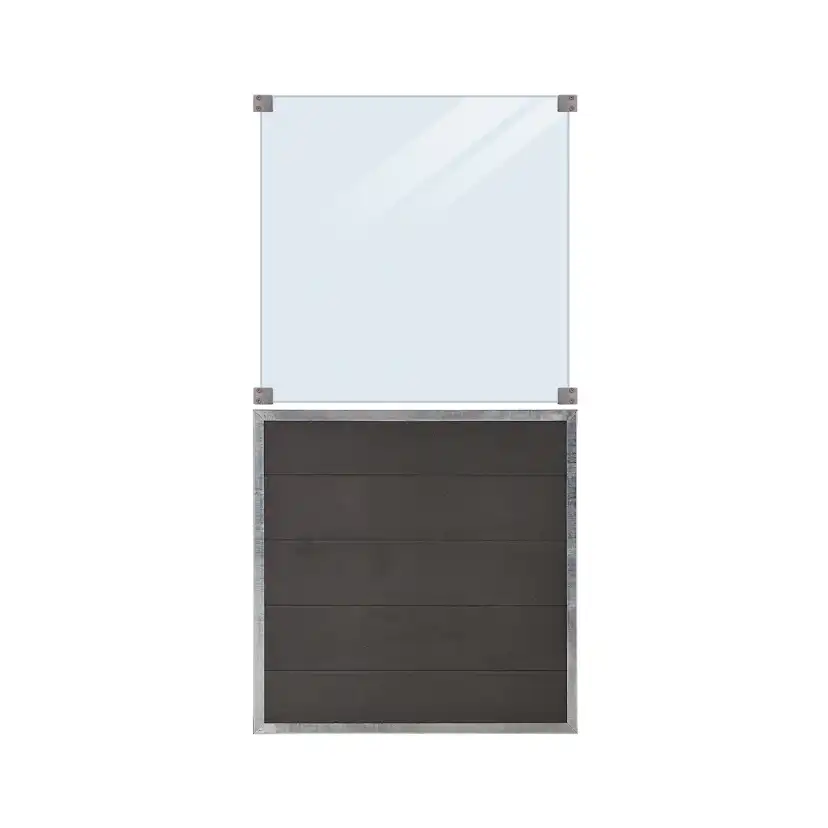 Staket PLUS Futura Komposit Klarglas 90×180 cm