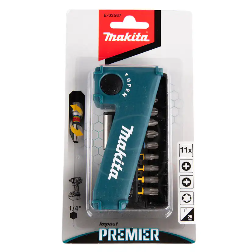 Bitssats Makita E-03567 11 delar