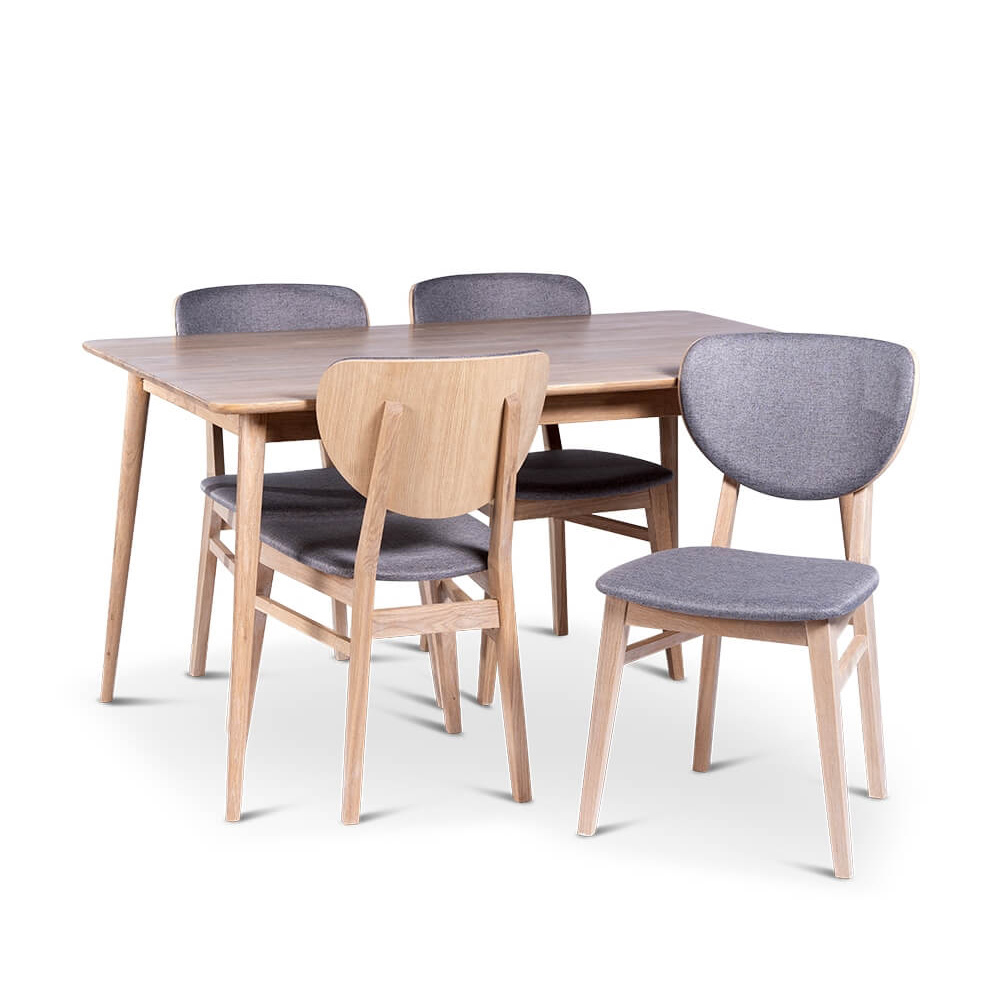 Matgrupp Stenexpo Odense med 4 Fårö Stolar