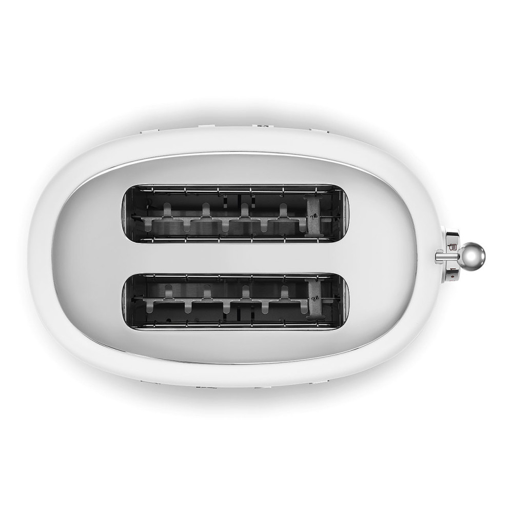 Brödrost Smeg TSF01WHMEU Mattvit med Extra Breda Fack