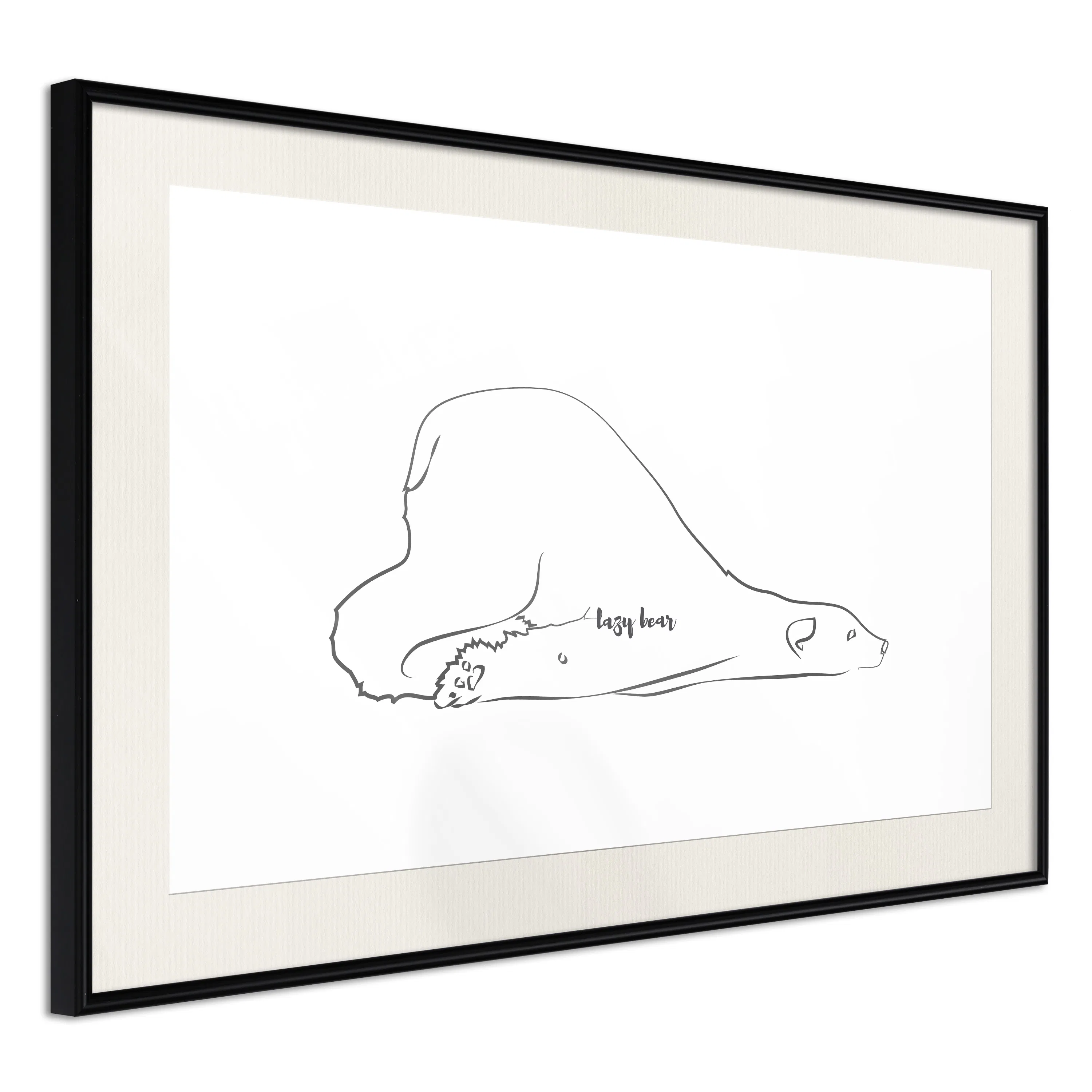 Poster Artgeist Affisch Lazy Bear