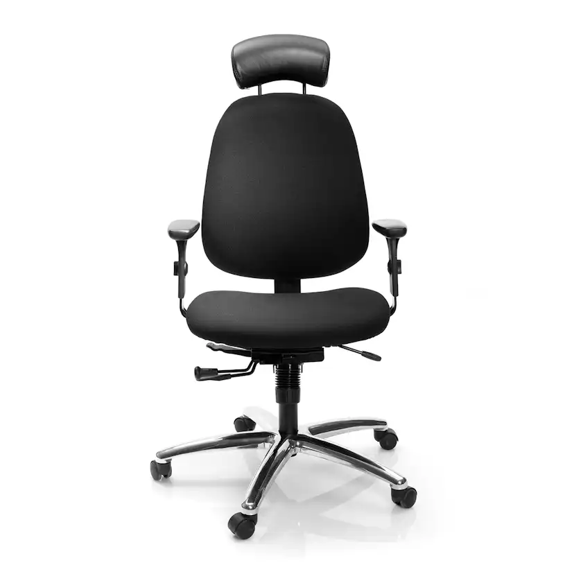 Kontorsstol Lanab Group Ronna Stol med Arm- & Nackstöd & Justerbar Höjd