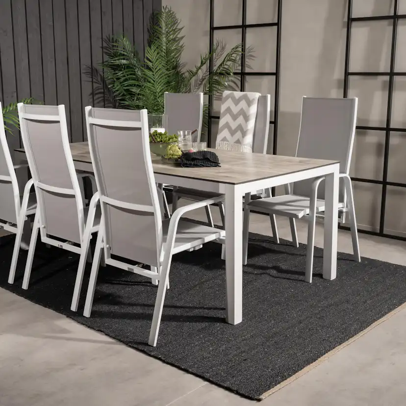 Matgrupp Venture Home Lea 205 med 6 Copacabana Stolar