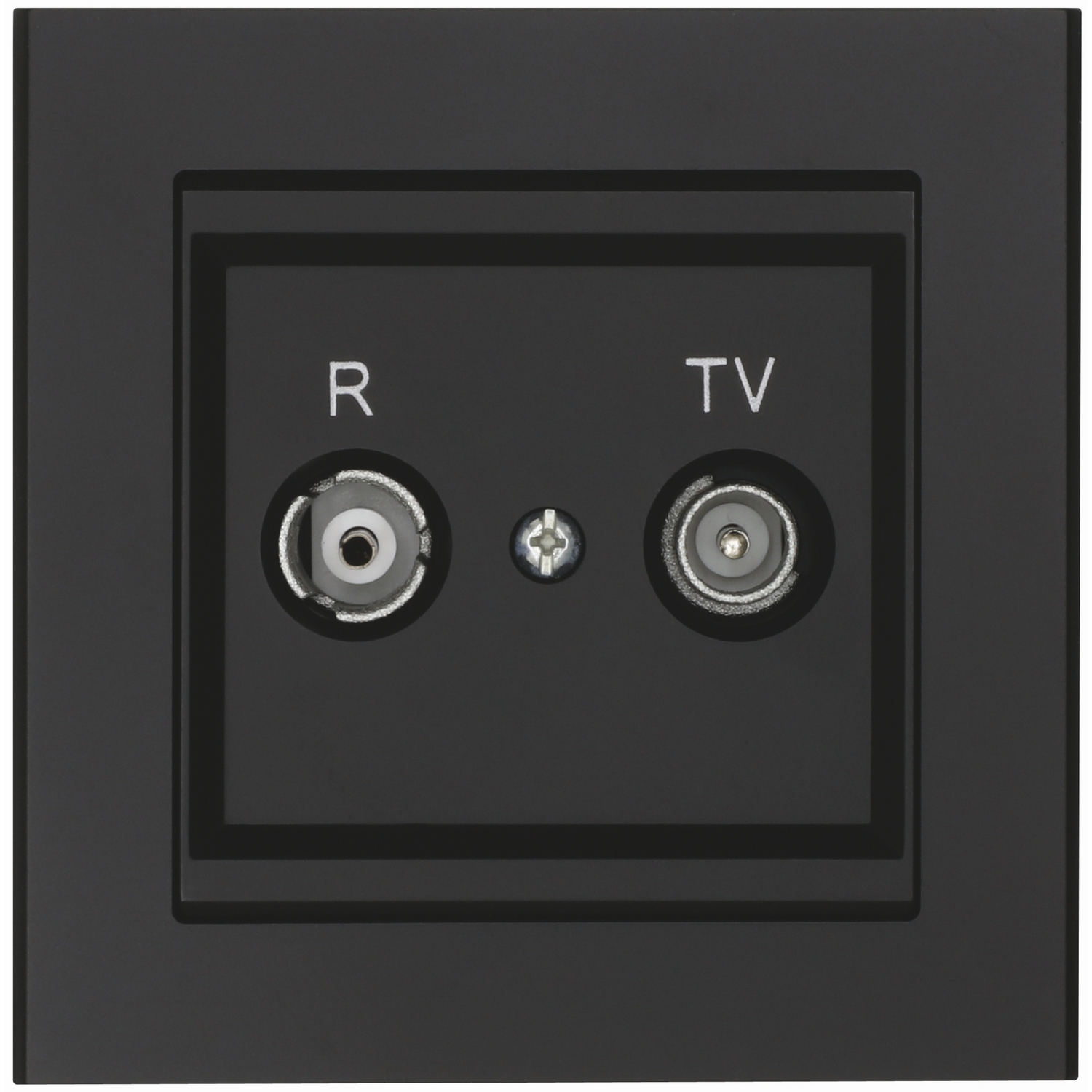 Fördelaruttag Malmbergs Optima Radio/Tv Svart