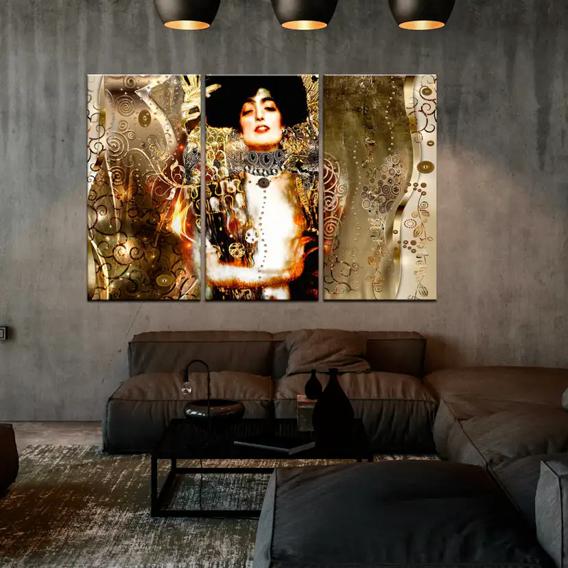 Tavla Arkiio Judith Grön 3 delar