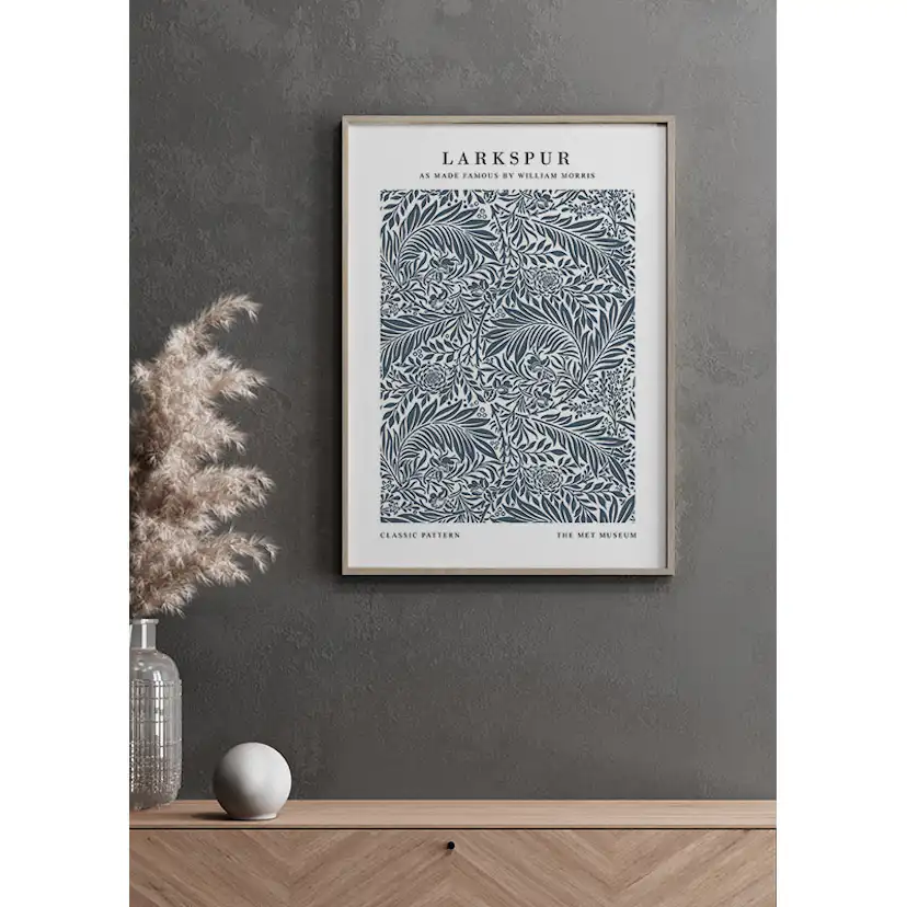 Poster Gallerix William Morris Larkspur