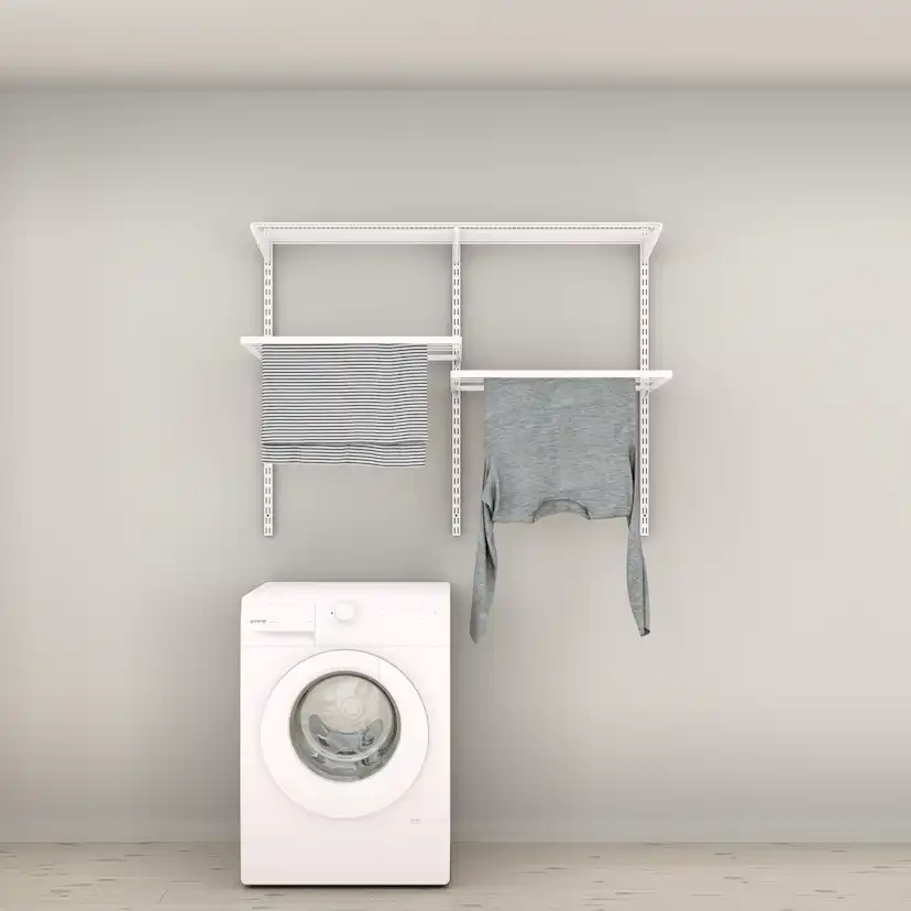 Tvättlösning Elfa Ready Solution Classic 2 125 cm Vit