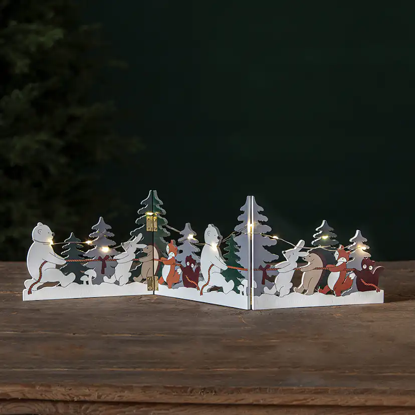 Bordsdekoration Star Trading Forest Friends 2