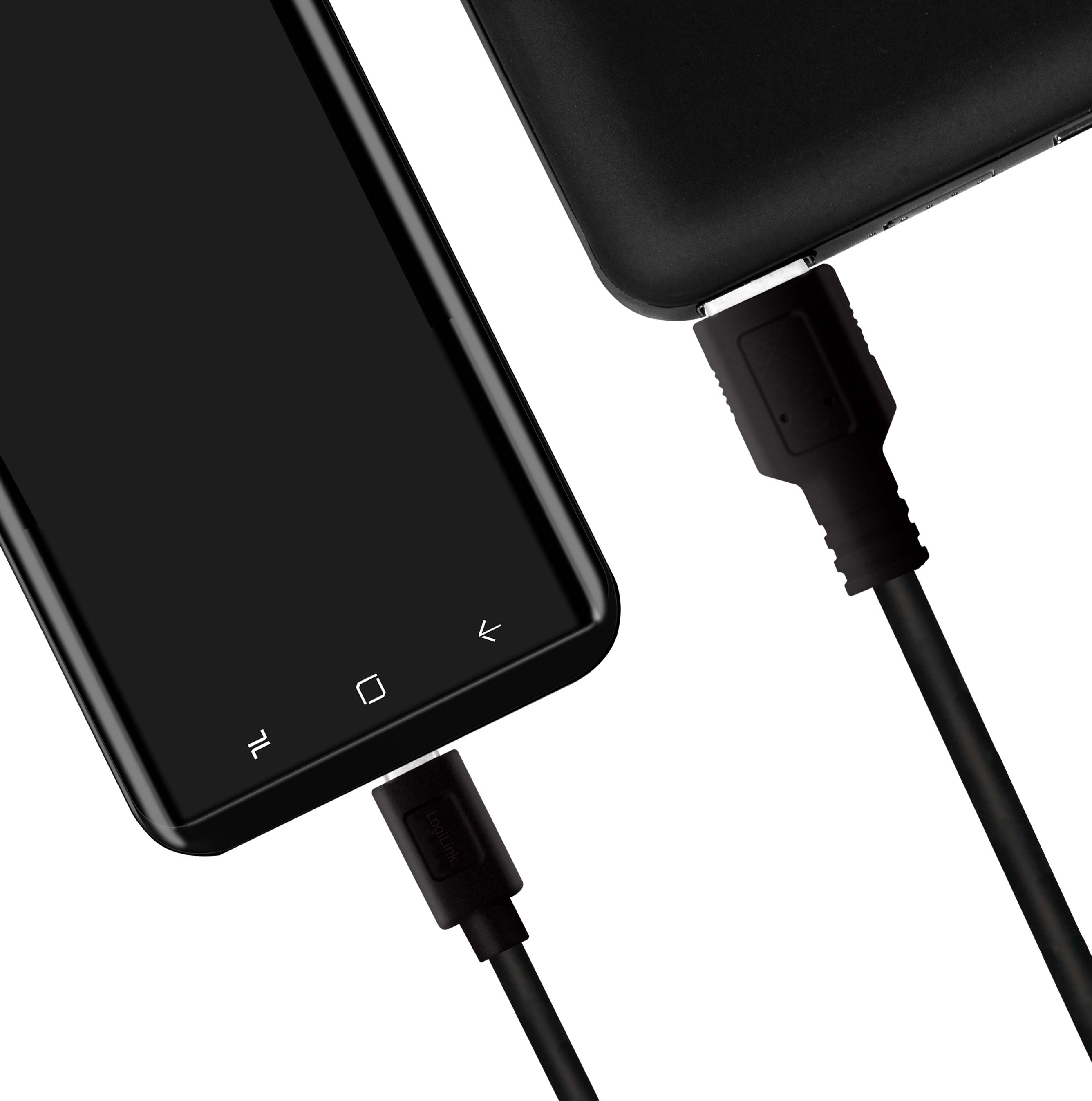 USB-C-kabel LogiLink USB 3.2 Gen1 15W 0,15 m
