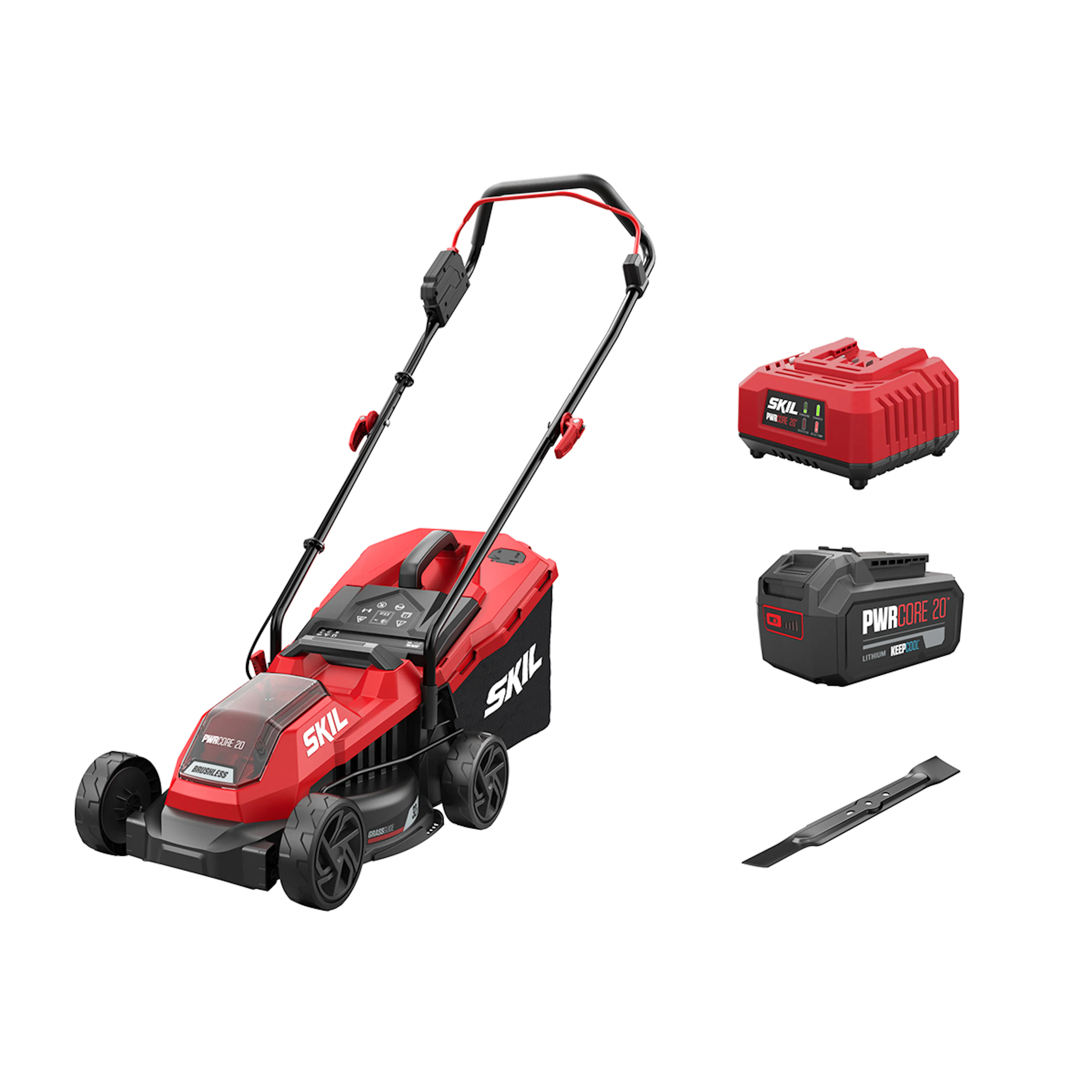 Gräsklippare SKIL 0125 AA Kolborstfri Batteridriven