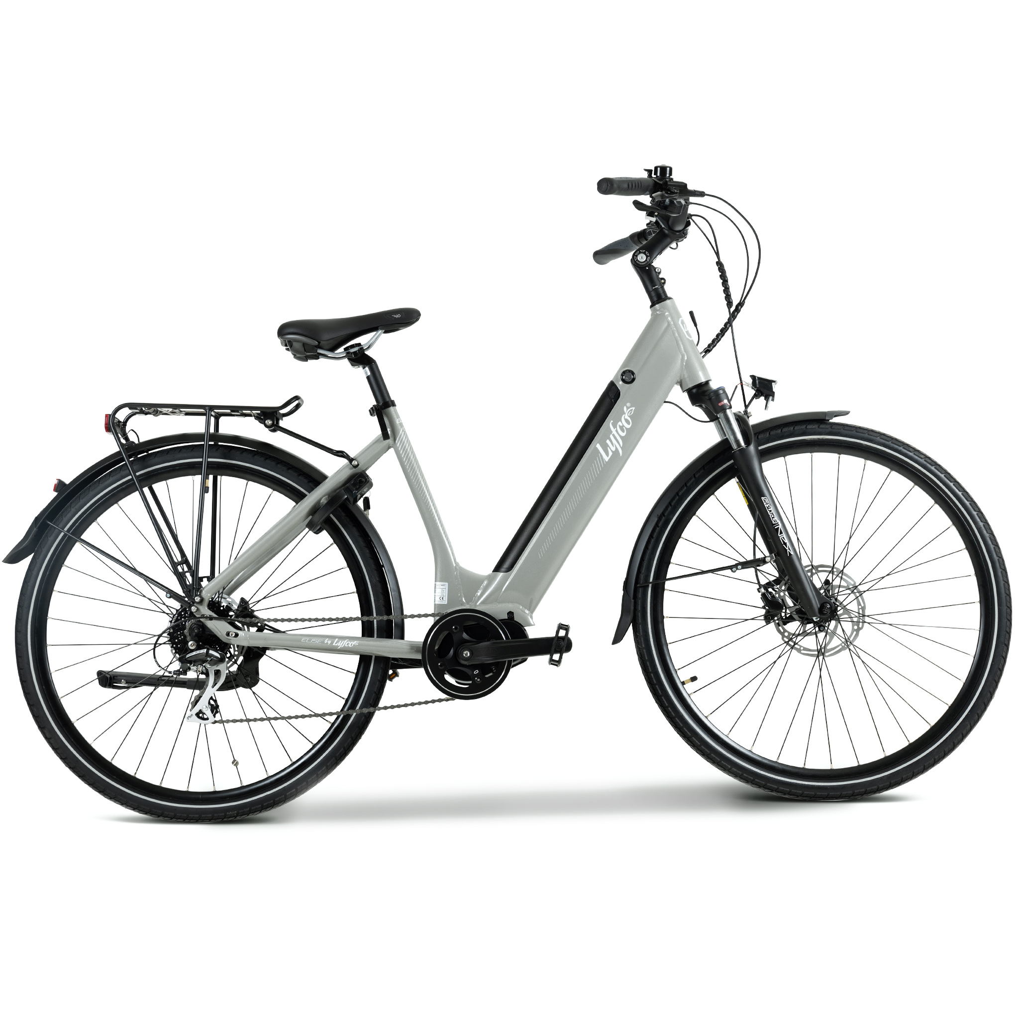 Elcykel Lyfco Dam 28" - Elise 14 Ah Silver