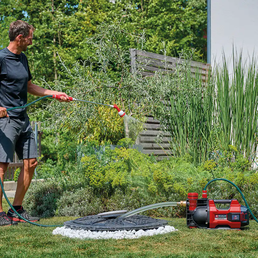 Trädgårdspump Einhell Aquinna 36/38 F LED Sladdlös Vattenpump