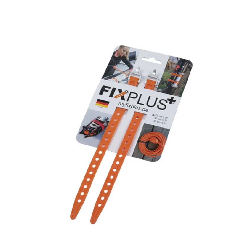 Spännband FixPlus Orange 23 cm 2-Pack