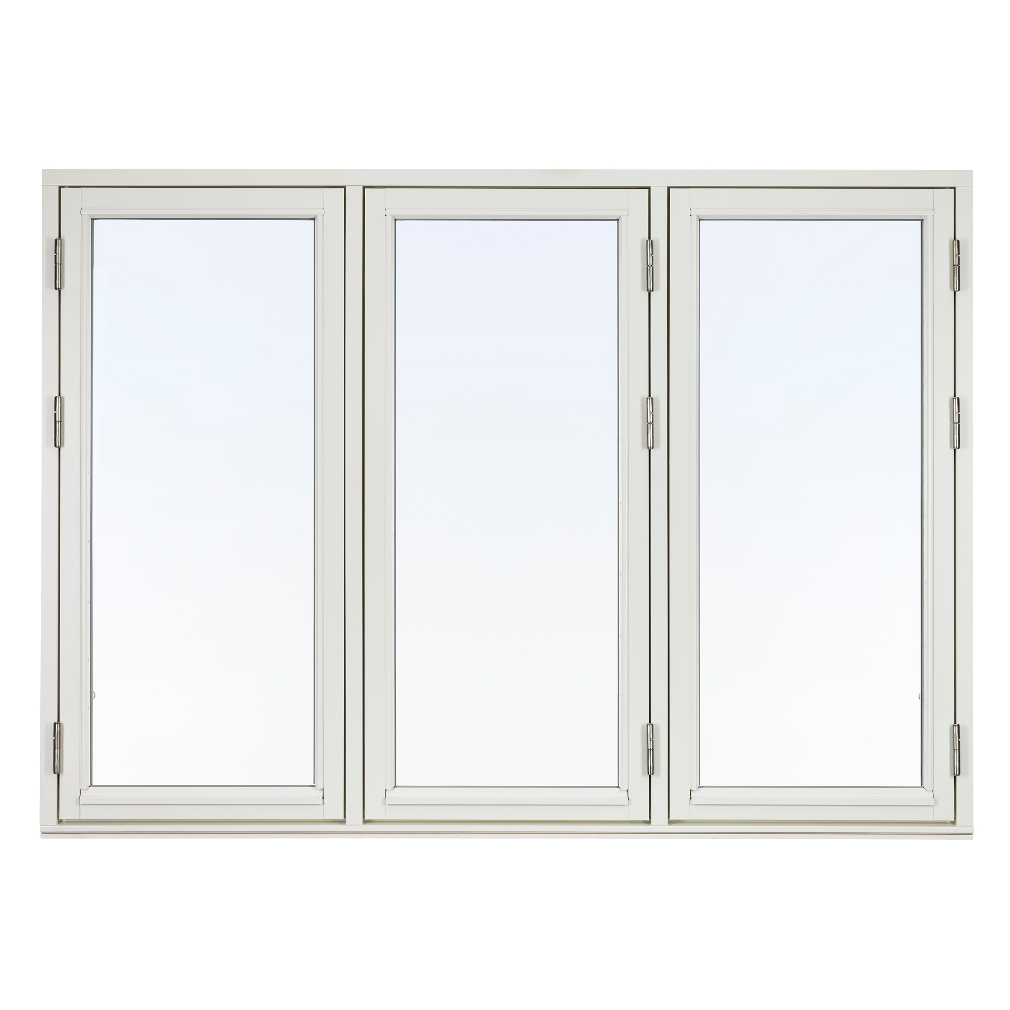 Sidohängt Fönster Svenska Fönster 3-Luft Trä 2-Glas Rund Profil