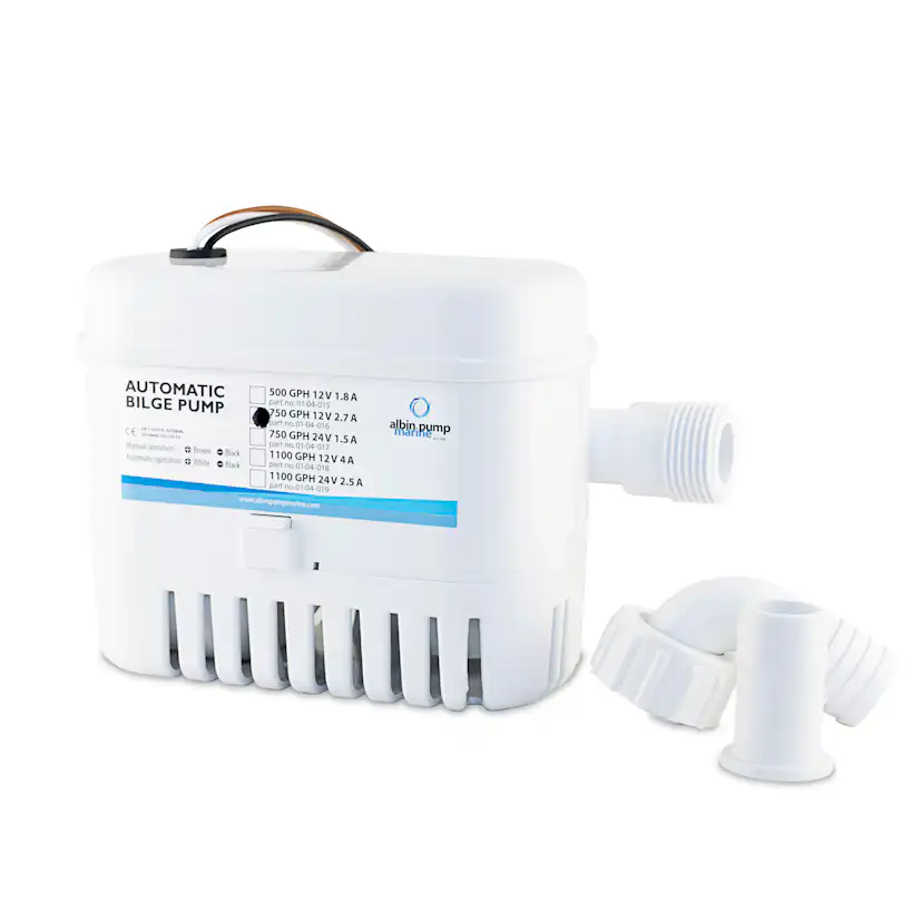 Länspump Albin Group Marine Automatisk 750 GPH 24V