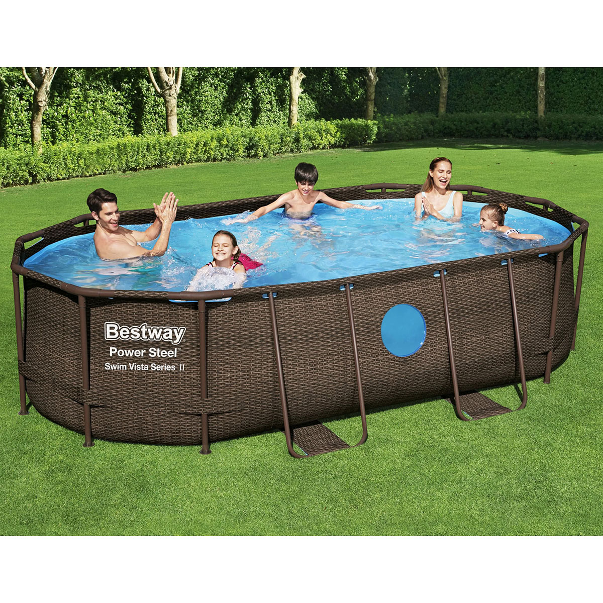 Poolpaket Bestway Power Steel Swim Vista ll 4,27 x 2,5 m