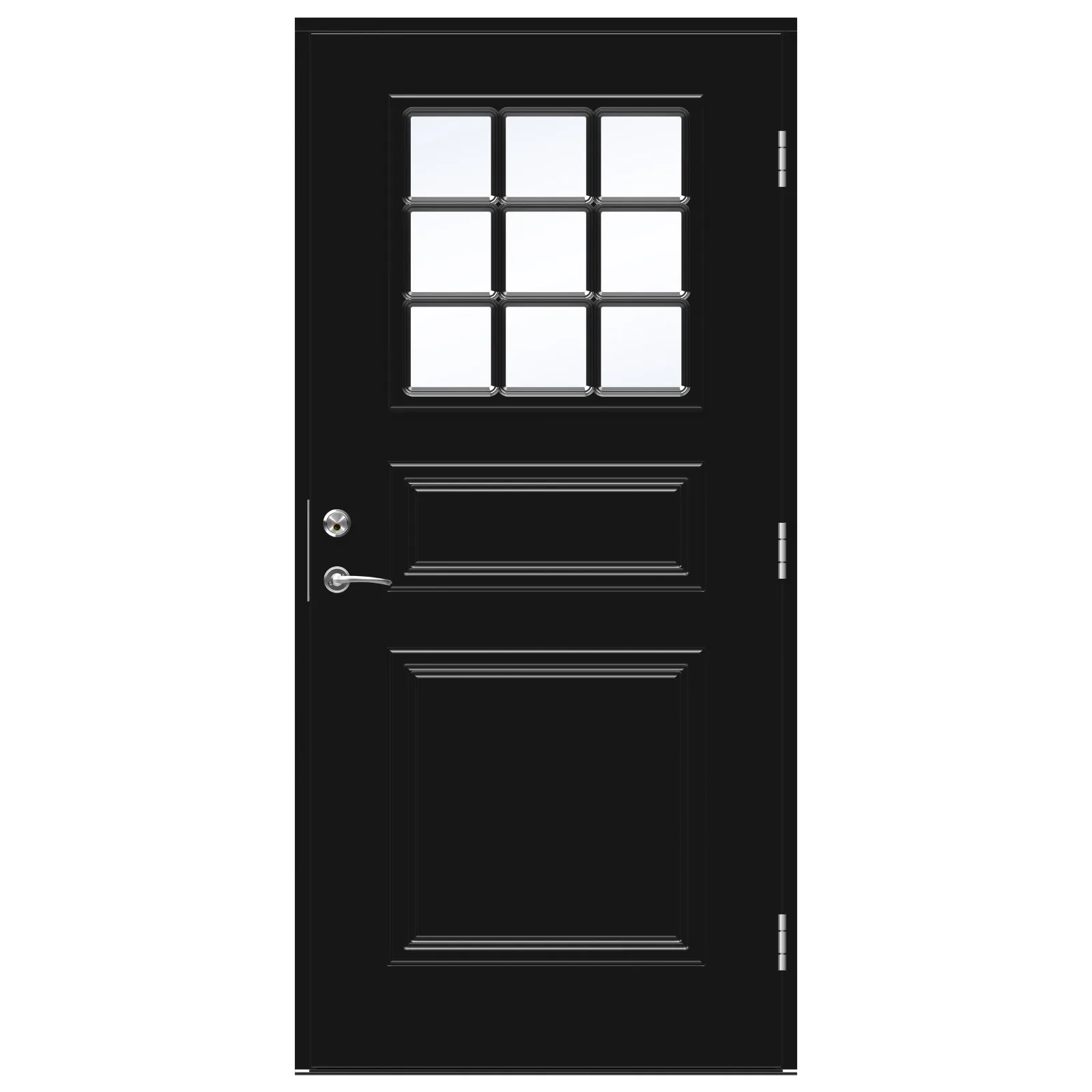 YD Advance-Line Classic Ives 10x21-S-9000-N, H BxH: 100x210 cm. Höger. NCS-S-9000-N