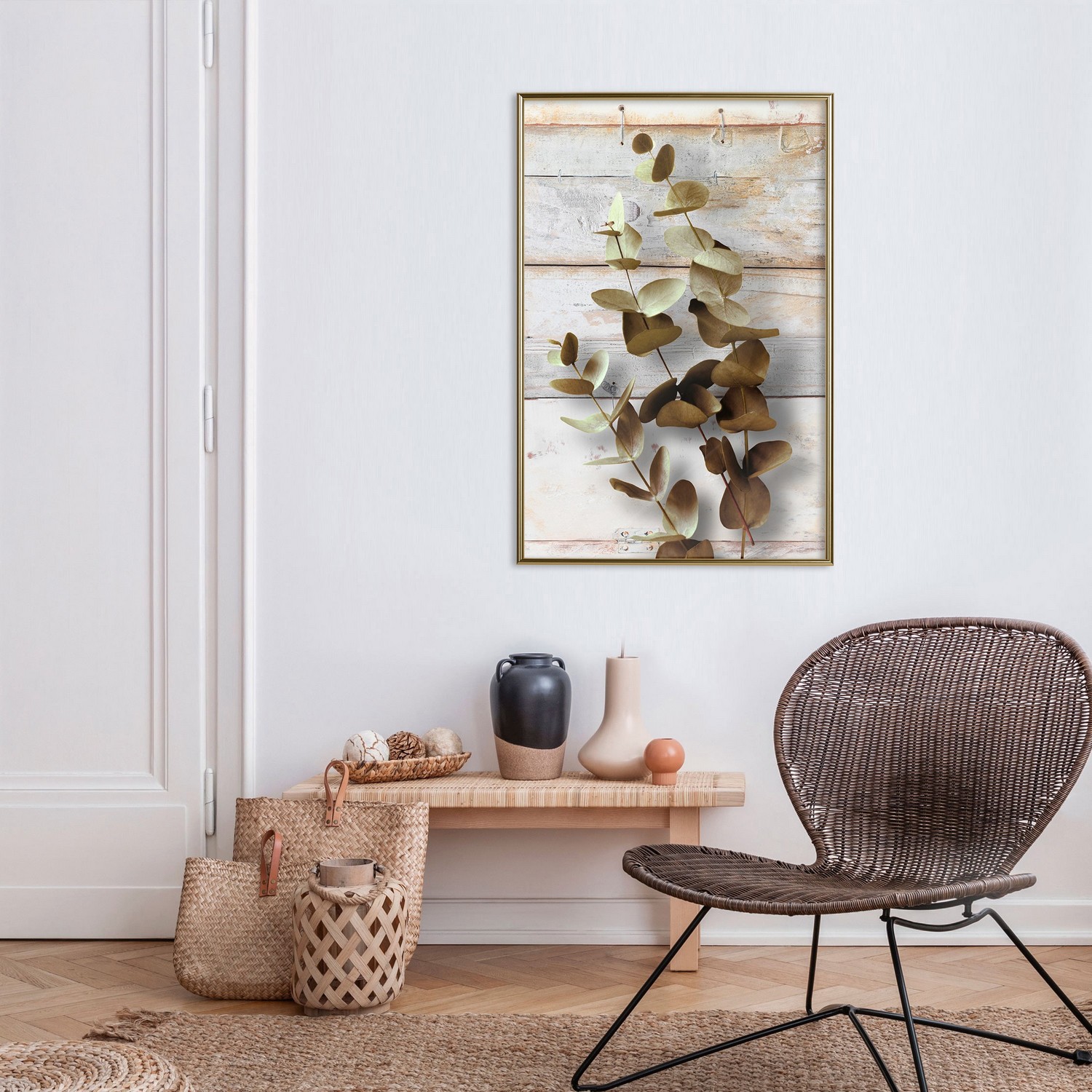 Affisch - January Dawn [Poster] 40x60 Guld ram, 40x60 cm