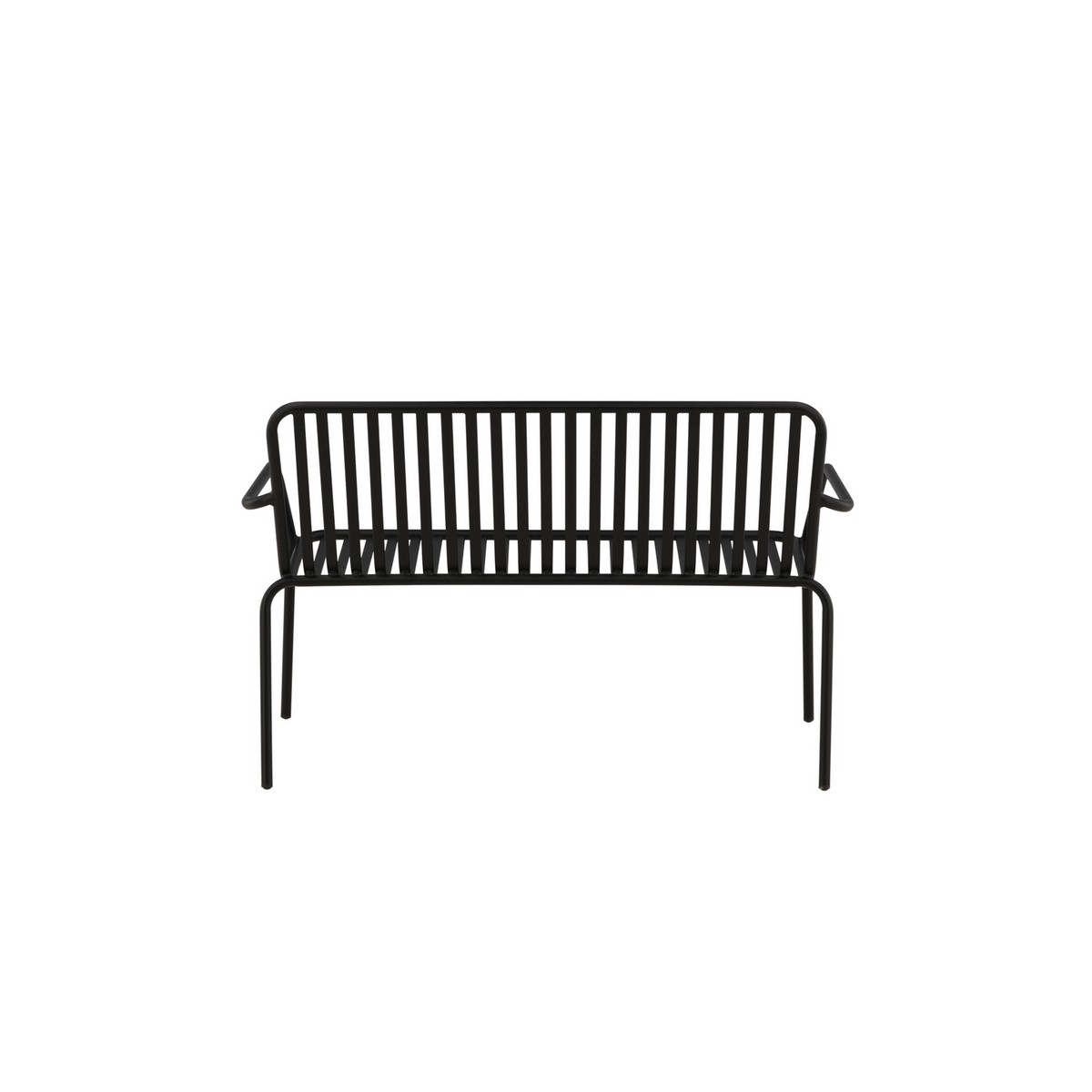 Peking Bench/sofa Aluminium - Black / Svart