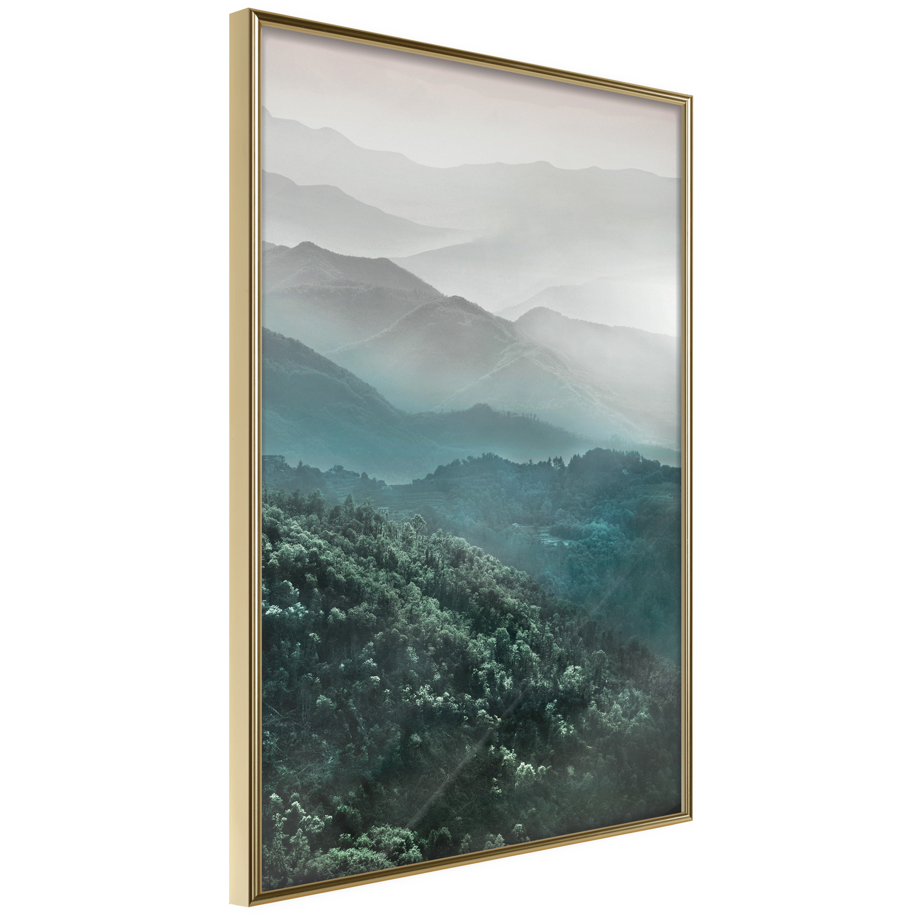 Affisch - Beautiful Tuscany [Poster] 40x60 Guld ram, 40x60 cm
