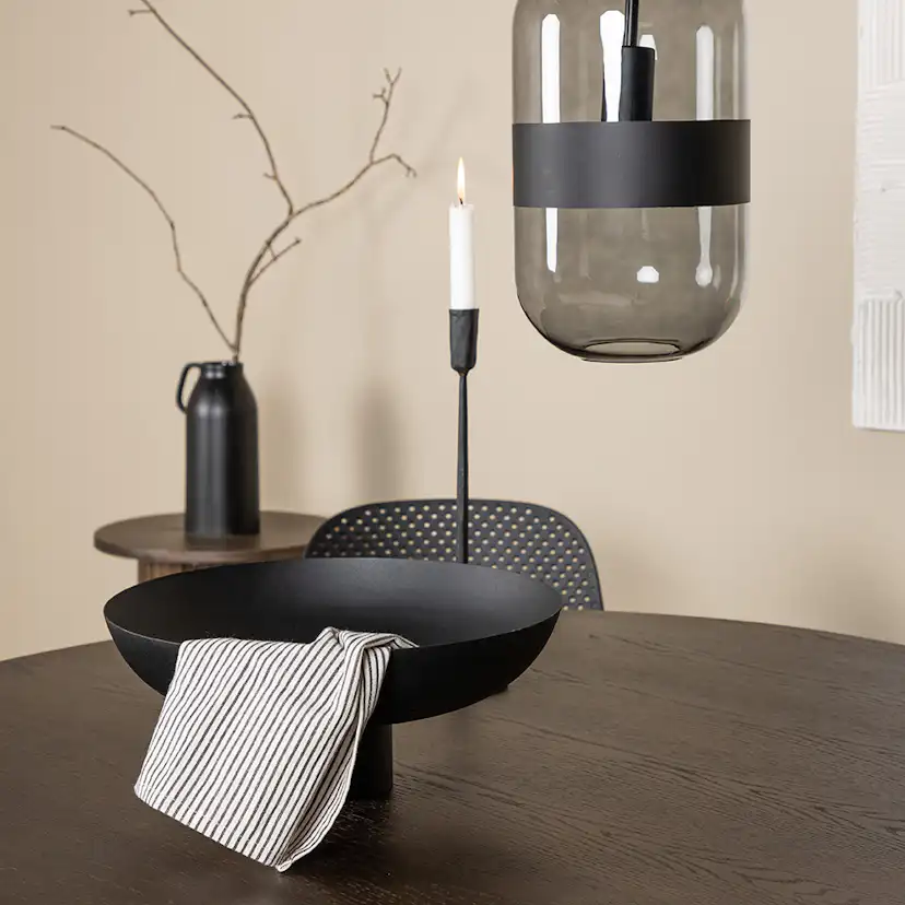 Matgrupp furniture/fashion Stone Rund med 4 Baltimore Stolar