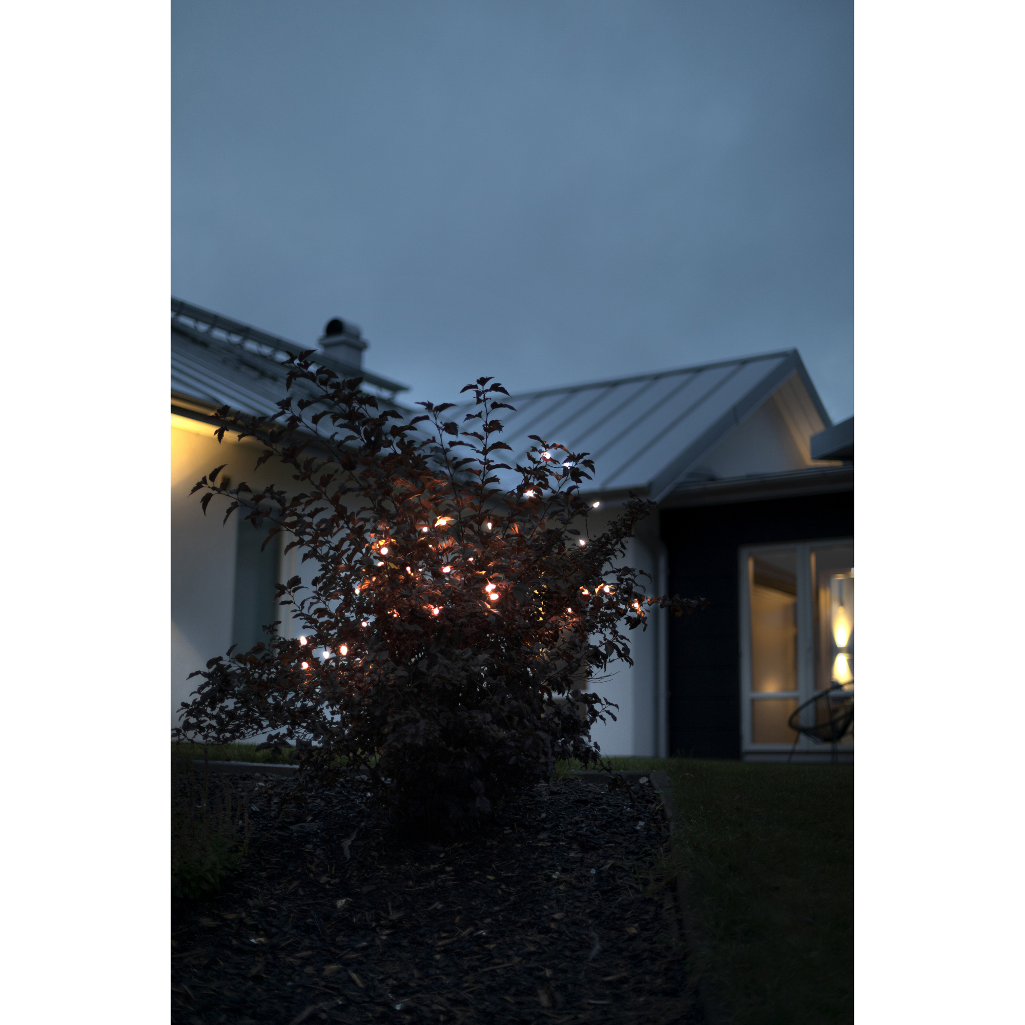 Ljusslinga Gnosjö Konstsmide Batteridriven 40st LED-lampor Amber Utomhus med Timer