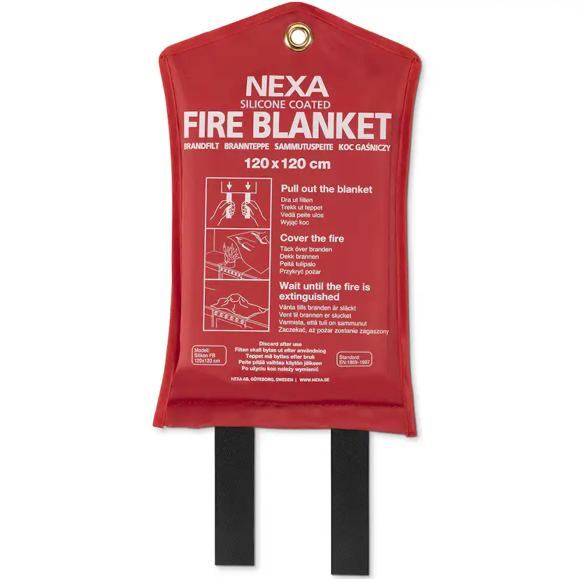 Brandfilt Nexa FB-120 RM Silikon Röd