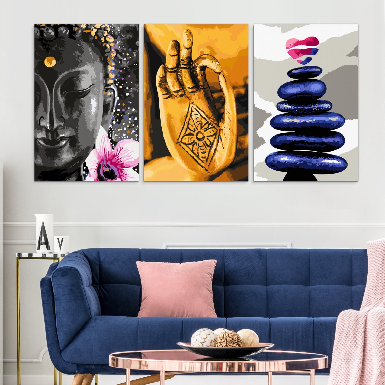 Tavla Arkiio Oriental Triptych 3 delar