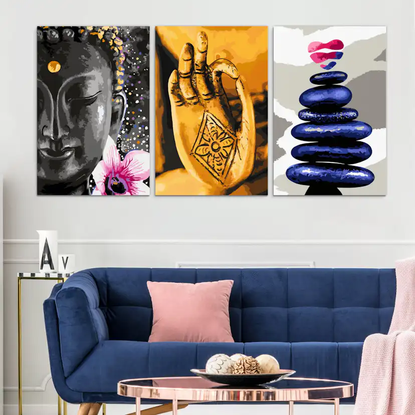 Tavla Arkiio Oriental Triptych 3 delar