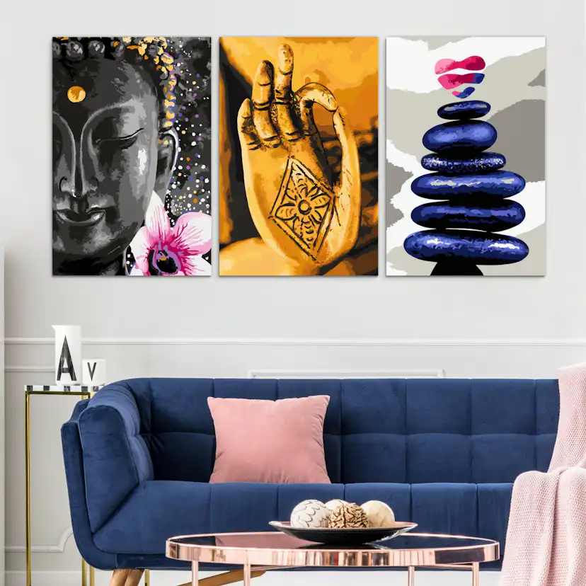 Tavla Arkiio Oriental Triptych 3 delar