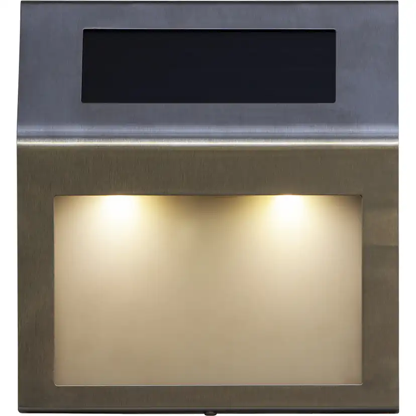 Solcells-vägglykta Star Trading Wally Twilight