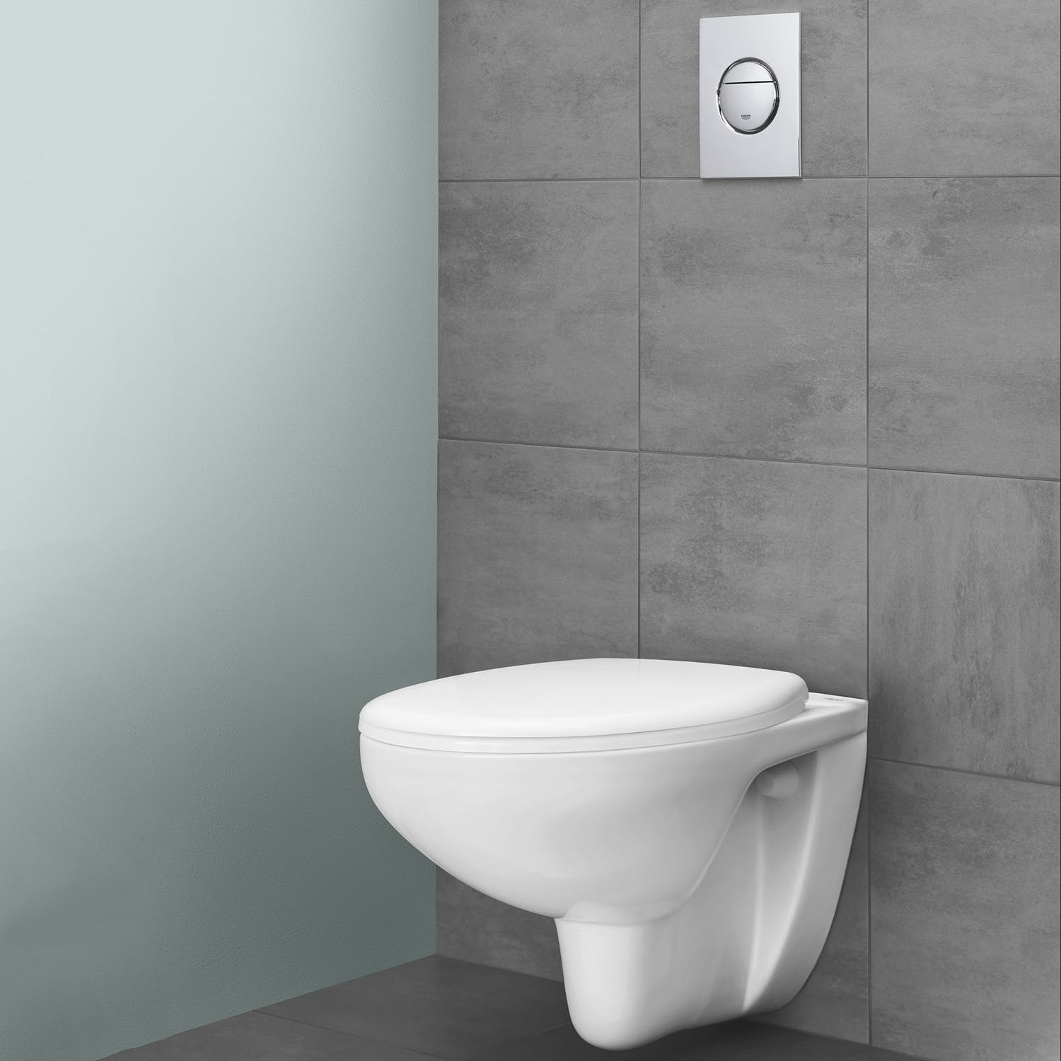 Vägghängd Toalettstol Grohe Bau Ceramic 39427 Komplett