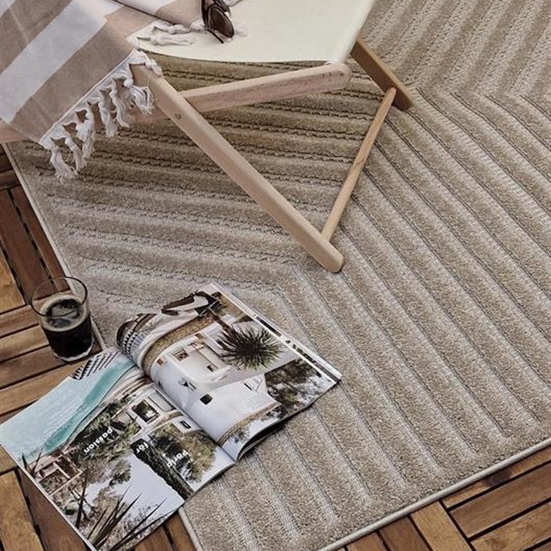 Hampton Romb Linne 160*230 Linne, 160x230 cm