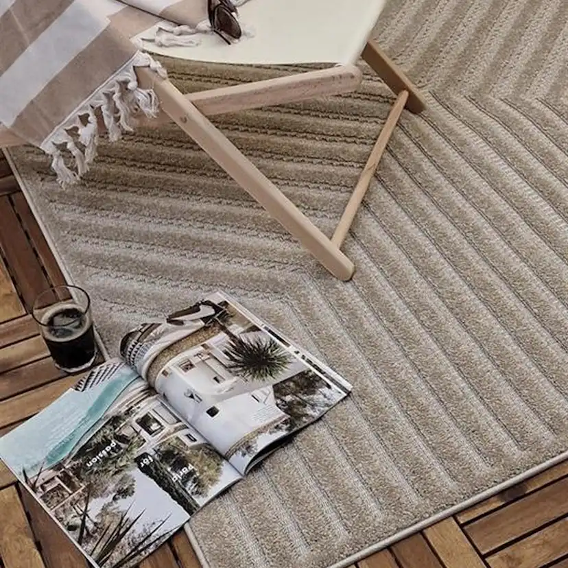 Hampton Romb Linne 160*230 Linne, 160x230 cm