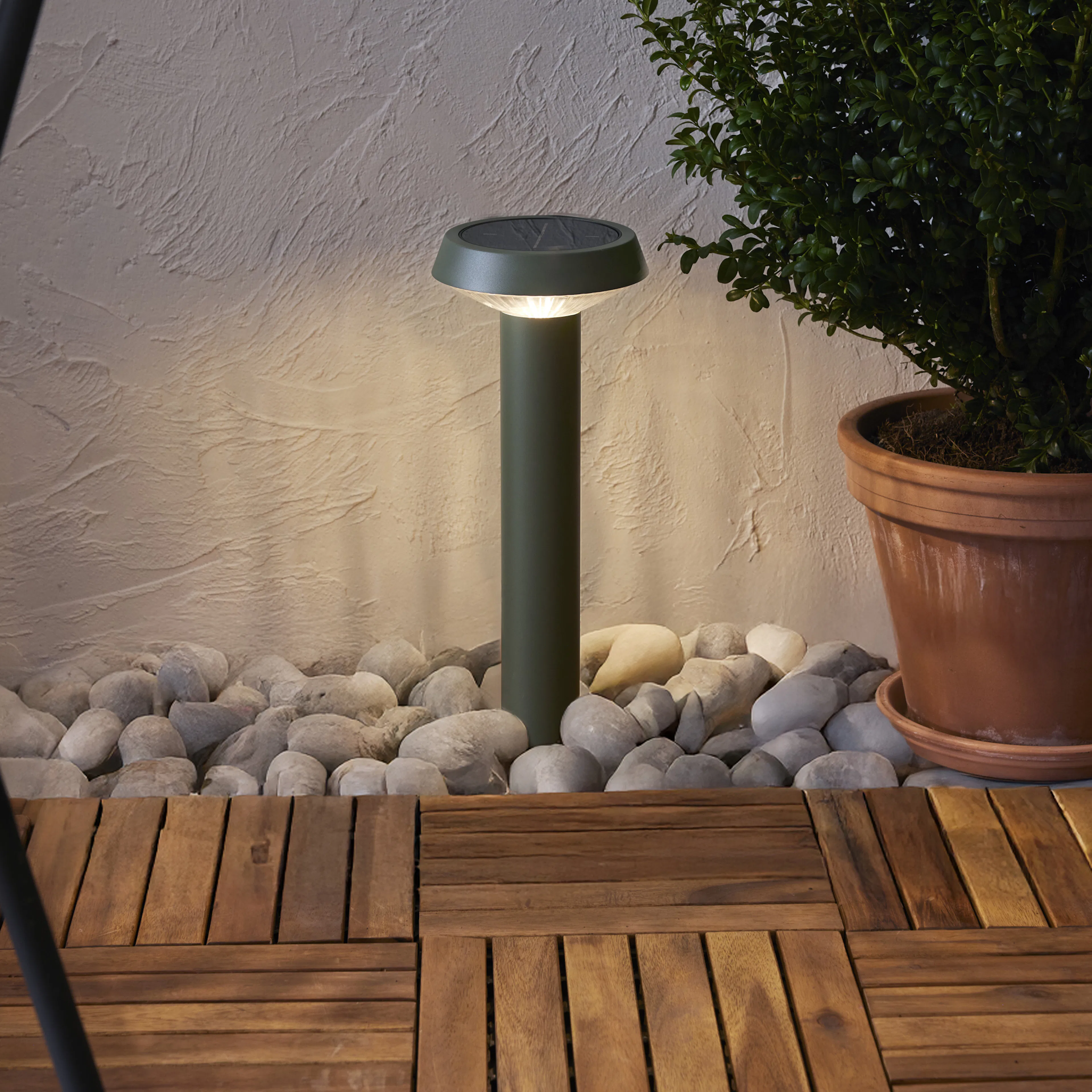 Solcellspollare Casa Grön 45 cm 50 lm ww Grön