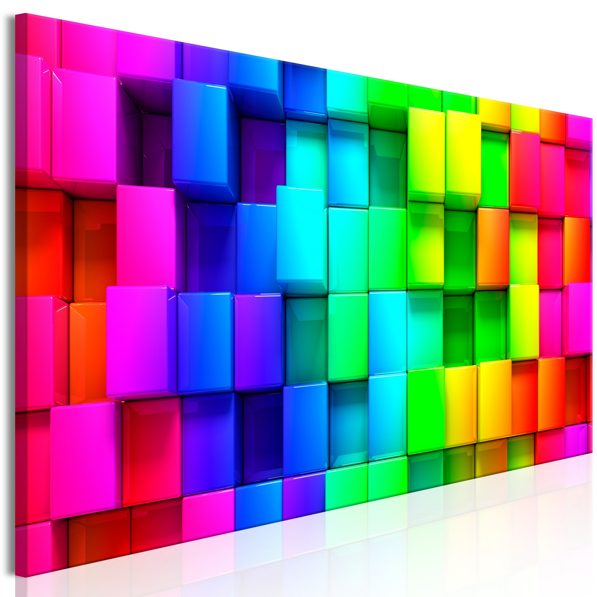 Tavla Arkiio Colourful Cubes Narrow 5 delar