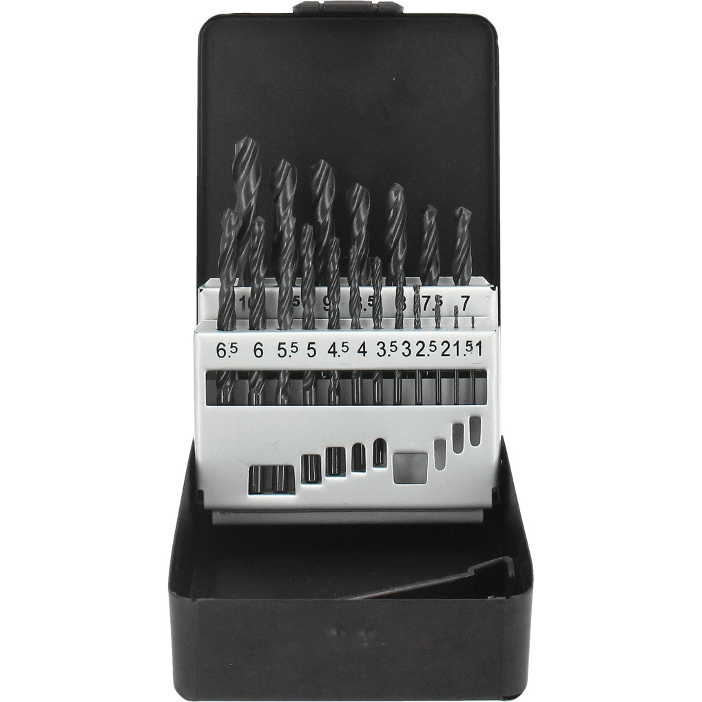 HSS Basic set Tecos 1-10 mm 19 Delar