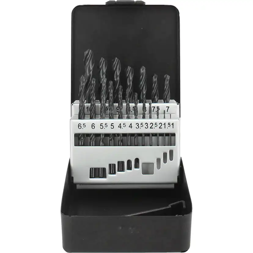 HSS Basic set Tecos 1-10 mm 19 Delar